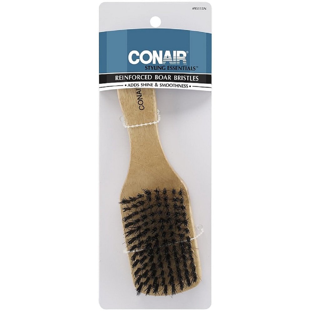 Conair Wood Club Brush with Mixed Boar Bristles 1 ea