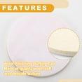 thumbnail image 4 of Unique Bargains 1pc 5" 125mm Universal Wool Polishing Buffing Waxing Pad Car Drill Attachment Hook Loop Wool White, 4 of 7