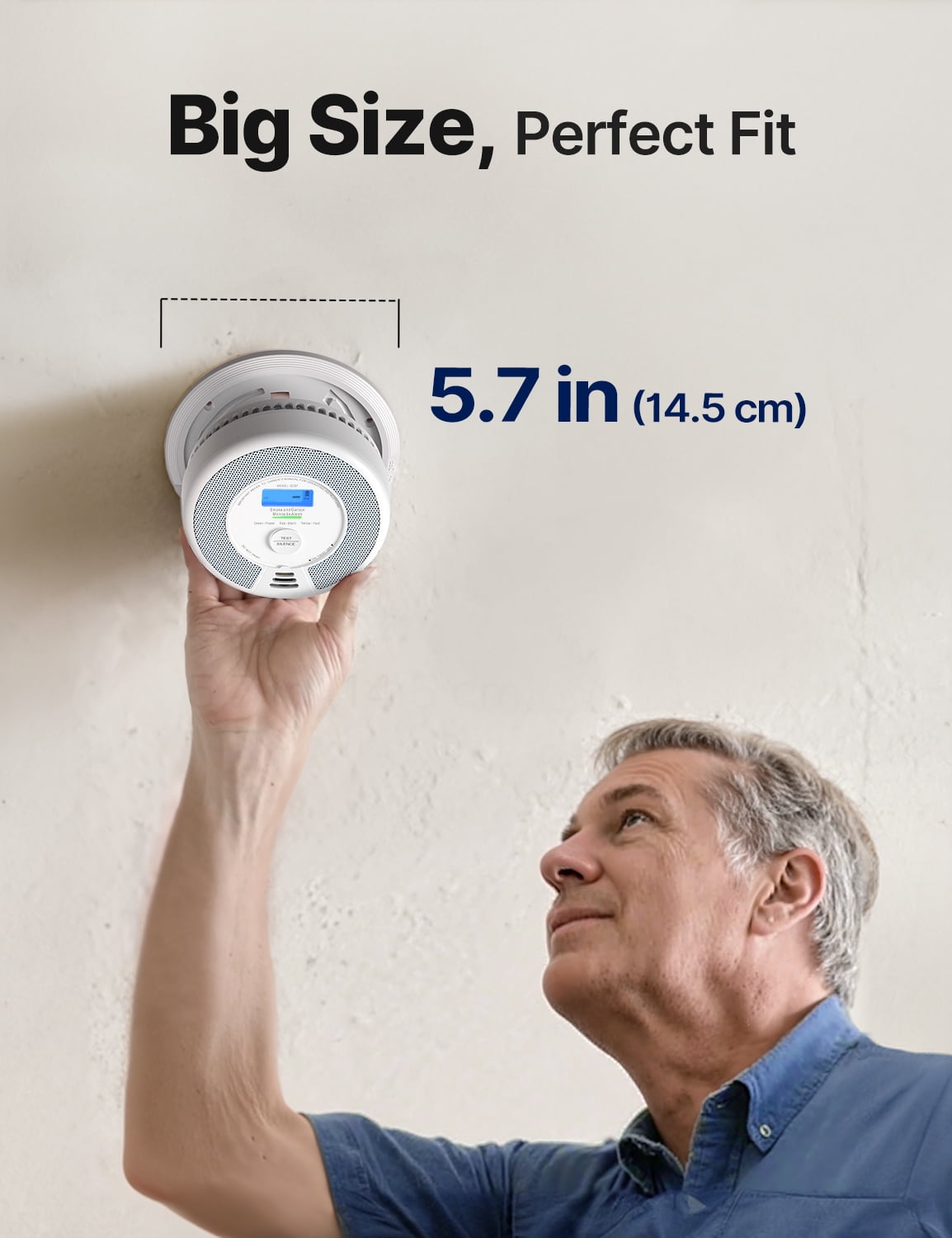 X-Sense Wireless Smoke Detector Carbon Monoxide Detector Combo 10