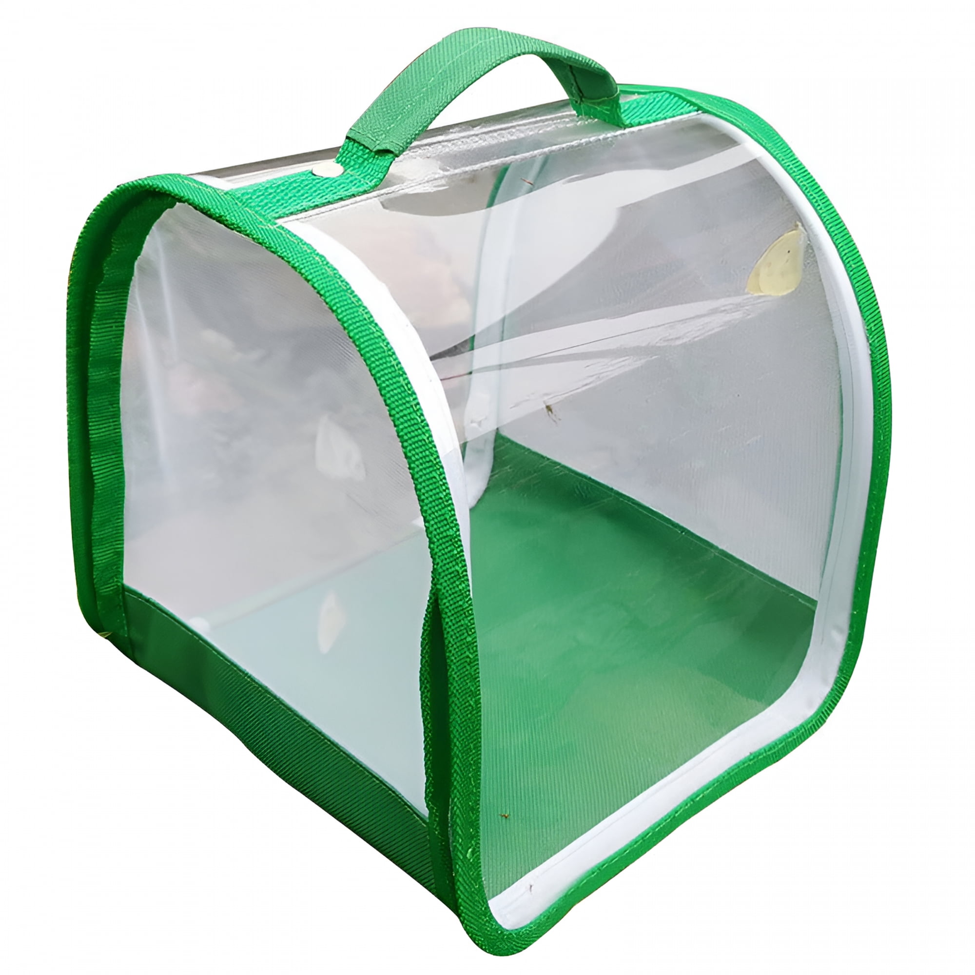 ACDANC Small Butterfly Habitat, Insect Mesh Cage, Caterpillar Enclosure, Critter Cage, Bug Terrarium Portable Carry Handle Easy to Observe 8 X 8 X 8 Inches