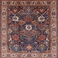 thumbnail image 1 of Ahgly Company Indoor Square Mid-Century Modern Pink Oriental Area Rugs, 6' Square, 1 of 6