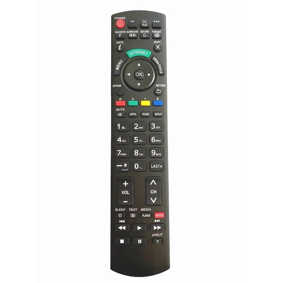 Universal Remote Control fit for Panasonic TV N2QAYB000486,TC-P50G20 TC-P50G25