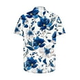 thumbnail image 5 of JXMVOJ Men's Hawaii Print Button-Up Casual Shirt, Lightweight Polyester Summer Tops for Outdoor, Party, Wedding, Daily Casual Wear, 5 of 5