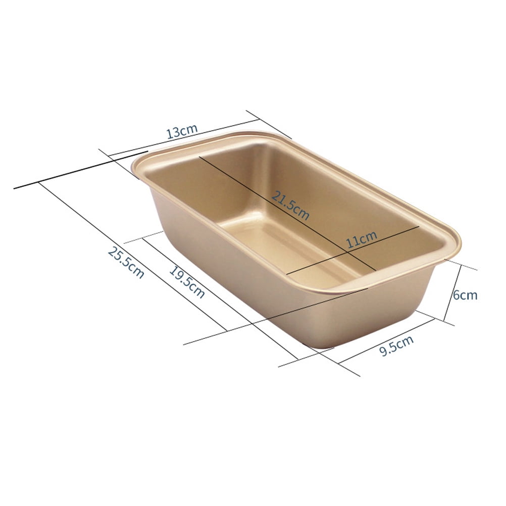 Baking Bread Pan, Pastry Baking Rectangle Grip Loaf Pan Tray For Pumpkin  Wheat Or Corn Bread