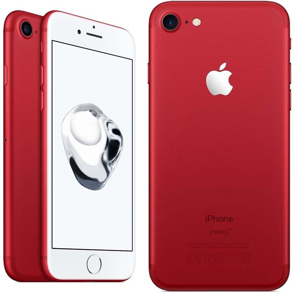 Restored iPhone 7 32GB Red Fully Unlocked - Walmart.com