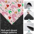 thumbnail image 3 of Pink Mushroom Cartoon Light Pattern Kitchen Rugs Sets Of 3,Kitchen Runner Rugs Non Skid Washable,Decorative Kitchen Floor Mats for Kitchen,Sink,Laundry,17"x30"+ 17"x47" + 17"x59", 3 of 6