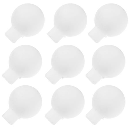 Soimiss 100pcs Matte Finish Round Light Bulbs for Replacement Bulbs for String Lights Decoration