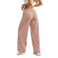thumbnail image 4 of Sweatpants Women Wide Leg Sweat Pants Straight Sweats Baggy Jogging Tall Yoga Lounge Track with Pockets Joggers, 4 of 6