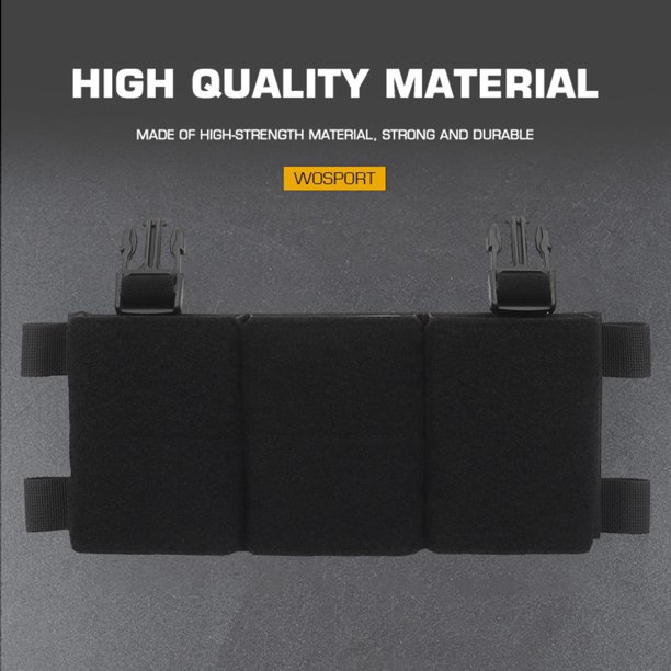 Bolsa Triple Para Cargador De 7,62 Mm, Bolsas Para Cargador De Rifle Con Parte Superior Abierta, Funda Elástica Para Cargador