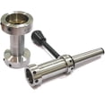 thumbnail interactive-video image 1 of BLUEFOX 2MT Lathe Tailstock Tap And Die Holder Set - Sliding Floating Type, MT2 Shank - Made In India 1 of 4