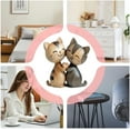 thumbnail image 7 of NIUBWJL Cats Desk Decoration Wooden 2D Cats Decoration For Home Animals Decoration Fors Table Books Pet Lovers Living Room Hallway Birthday Christmas Gift Idea, 7 of 7