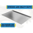 Mini Fridge Pan Galvanized Steel Tray 29 x 18 x 1 Inches Leakproof