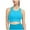 Sky Blue, variant on Wyongtao Womens Sports Bra Seamless Long Crop Tank Racer Back Spaghetti Strap Workout Yoga Padded Bra Crew Neck Casual Tops,Green S