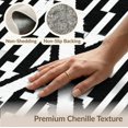 thumbnail image 6 of ODIKA Zebra Striped Print Motif Contrasting Bands Bold Inspired Centered Foldable Easy Care for Queen Size Bedroom, Under Bed, Master, 6 of 7