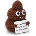 thumbnail image 4 of CEYAZYE Knitted Toys Funny Gag Gifts for Women,Sister, Brother, Dad, Mom,Bestfriends,Easter Basket Stuffers ，Small Gifts, Home Office Decor Christmas Stocking Stuffer, 4 of 10
