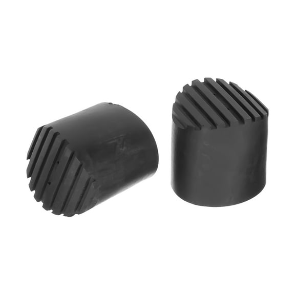 HONMEET 2-Pack Black Non- Rubber Ladder Feet Replacement Parts for Secure Grip and Stability