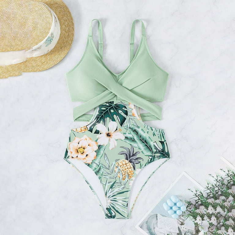 Fanggo Full Coverage Bathing Suit Women, Tankinis for Women, Tummy