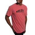 thumbnail image 4 of CafePress - The Evolution Of The Fly Fisherman Men's Comfort C - Mens Comfort Colors Shirt, 4 of 5