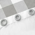 thumbnail image 3 of Erosebridal Abstract Grid Curtains for Living Room,Geometric Buffalo Blackout Curtains Set of 2 (38x45),Grey White Curtains and Drapes (38x45),Plaid Bedroom Decorative, 3 of 6
