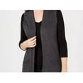 thumbnail image 2 of Karen Scott Women's Sweater Vest Black Size Medium, 2 of 3