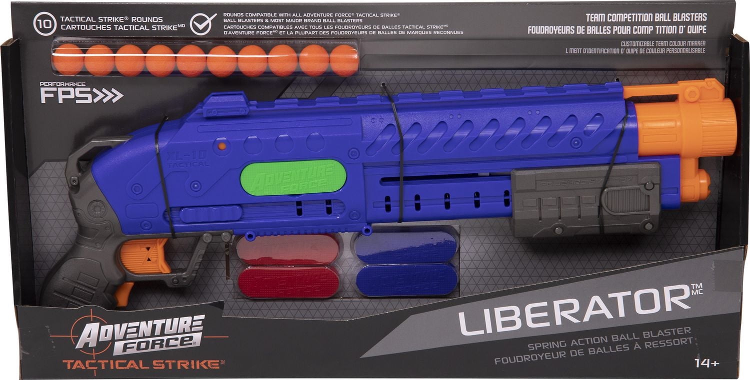 Adventure Force Tactical Strike Liberator Blaster à bille action pompe à ressort
