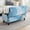 Blue Marble, variant on FOR U DESIGNS Cartoon Cat Print Stretch Ottoman Cover for Flip-Top Storage Footstool, Washable Rectangle Stool Slipcover with Elastic Band Soft Stool Covers Non-Slip Dustproof Furniture Cover