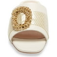 thumbnail image 4 of Cecelia New York MAUI Slide Sandal Alabaster White Leather Embellished Flat Mule (ALABASTER, 6.5), 4 of 6