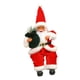thumbnail image 4 of Muñeco de Papá Noel decoración navideña muñeco de peluche coleccionable figura de escena navideña adorno para de Navidad para escritorio 30x10x10 cm Macarena, 4 of 8