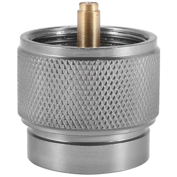 Camping Stove Adapter 1lb Propane Small Tank Input And A Lindal Valve En417 Output Outdoor Cylinder