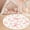 Color 1, variant on Washable Non Slip 3ft Round Rug, Vintage Floral Pink Roses Bows Soft Pastel Circle Area Rugs with Tassels Carpet for Nursery Bedroom Living Room Playroom Tent rug Tent Castle