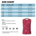 thumbnail image 6 of Bixox Men's Pink Glitter Printed Shirt Sleeveless Fitness Tank Top-XX-Large, 6 of 7