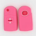 thumbnail image 2 of 2 Buttons Remote Keyless Silicone Automobile Key Case Shell For M3 M6 Pink, 2 of 8