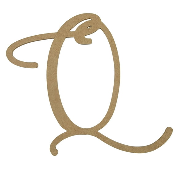 Wooden Letter Unfinished, Fairybells Font, Craft Cutout