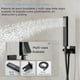 thumbnail image 4 of Regaderas para Baño Set - Dos funciones Duchas de Baño Modernas, Sistema de Ducha Inteligente Mezclador, Regadera Negro, Incluida Válvula Empotrada Kit, 4 of 7