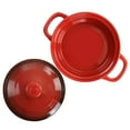 thumbnail image 3 of Crock Pot Appleton 10oz Stoneware Mini Casserole Baker in Gradient Red, 3 of 5