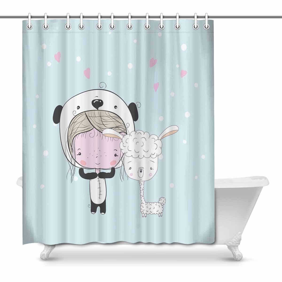 Pop Beautiful Cute Little Girls Best Friends Bathroom Shower