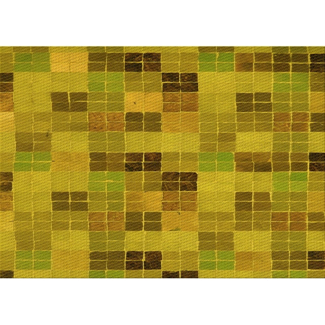 Ahgly Company Tapis d'Intérieur Lavables en Machine, Rectangle Transitionnel, Brun Bisque, 8' x 12'