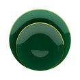 thumbnail image 7 of Crown Display 40 Premium Disposable Plastic 10" Dinner Plates - Classic Green, 7 of 7