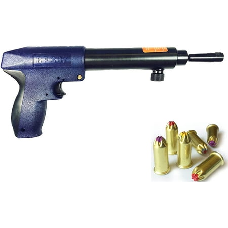 

.22 Cal Single Shot Powder Actuated Tool Framing Basement Concrete Nail Gun Steel Nailer Fasteners Fastening Tool Driving Pins Nailing Attaching 2x4 Wood Studs Steel Plates Tracks into Concrete