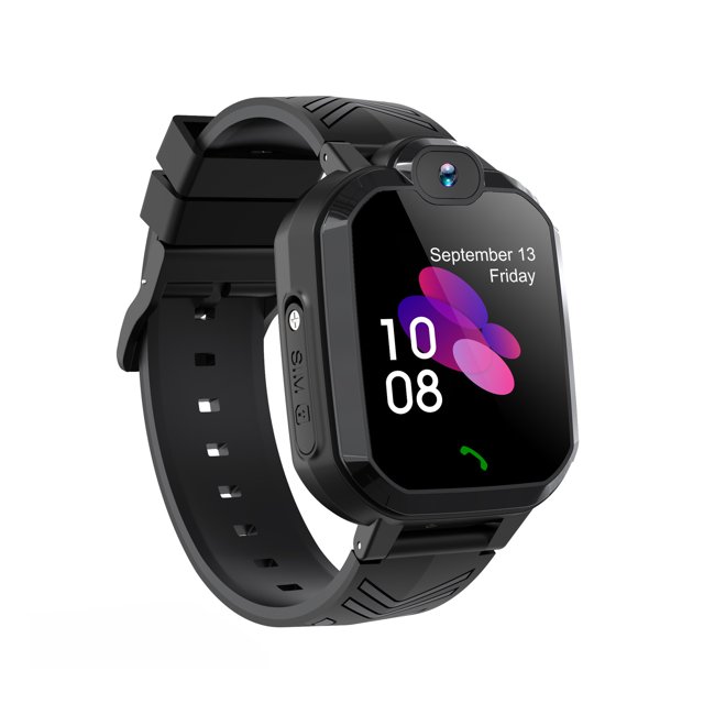 Reloj inteligente Reloj inteligente para niños, niñas y niños: teléfono con rastreador GPS, cámara HD, SOS, WiFi, podómetro, llamadas de audio y video (rosa)