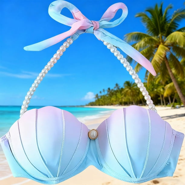 Trajes de baño para mujer, Trajes de baño para mujer, Trajes de baño estampados para mujer, Falda de playa, Bikini, Traje de baño con lazo para la playa, Traje de baño de nailon para mujer