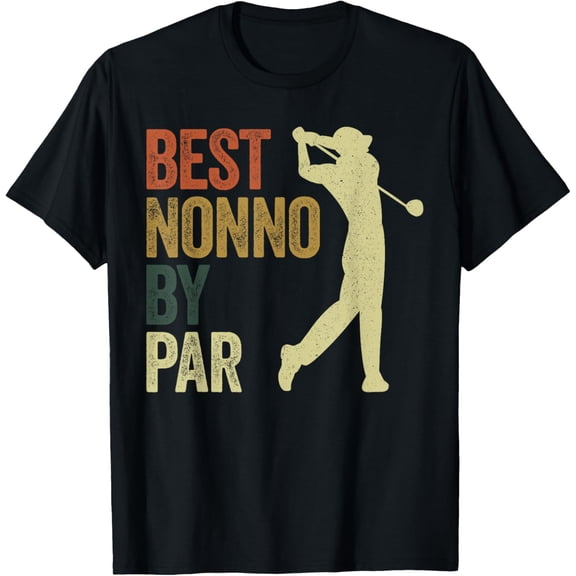 Funny Best Nonno By Par Apparel, Golf Dad Father's Day T-Shirt