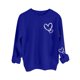 thumbnail image 3 of TaTaai Casual Women's Long-Sleeve Round-Neck Sweatshirt, Stylish Design, Lightweight Soft Fabric for Daily Wedding Party Home Vacation Wear Gift, 3 of 6