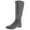 Dark Grey, variant on Style & Co. Womens Kindell Faux Leather Round Toe Riding Boots