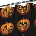 thumbnail image 3 of Black Cat Full Moon Artwork Halloween Shower Curtain Machine Washable Waterproof,72x72in Shower Curtain, 3 of 6