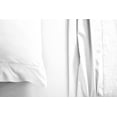 thumbnail image 4 of Twin-XXL Size 3 Piece Duvet Cover with 4 Piece Sheet Set - 7 Piece 100% Egyptian Cotton - Zipper Closure Quilt Cover with 12" Deep Pocket Fitted Sheet - 400TC Bedding - White Solid., 4 of 9
