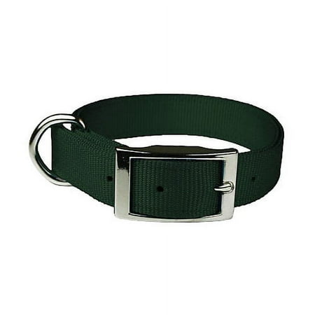 UPC: 0024764846728 | Double Layer Dog Collar 22 Inch Forest Green