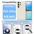 thumbnail image 2 of Funda Vakoo para Samsung Galaxy S23 Ultra 5G | Transparente, Antiamarilleo, Resistente Dura, Protección Militar contra Caídas, Compatible con Carga Inalámbrica, 2 of 7