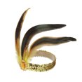 thumbnail image 5 of Unique Bargains 1 Pc Headband Feather Sequins Hairband for Women Gold Tone, 5 of 5