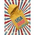 thumbnail image 3 of Usa Born And Raised Neon Hoodie Women -Image by Shutterstock, Female Medium, 3 of 4
